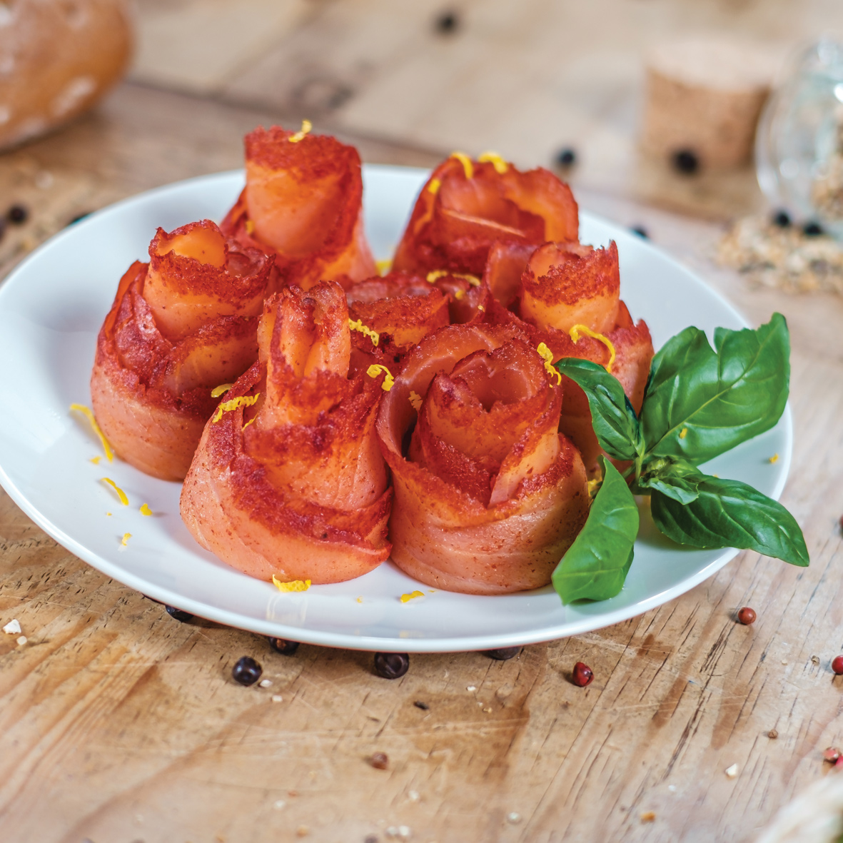 Lachs >Rotholz Räucherlachs | in Scheiben 500 g