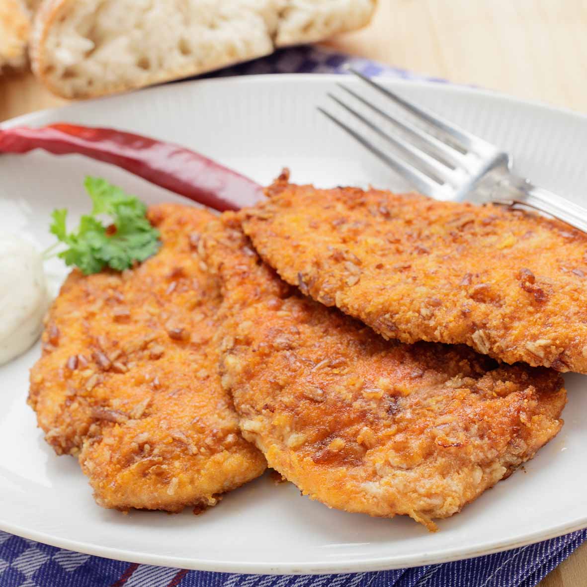 Vegane Knusperschnitzel mit Cornflakes-Panade (2 x 90g)