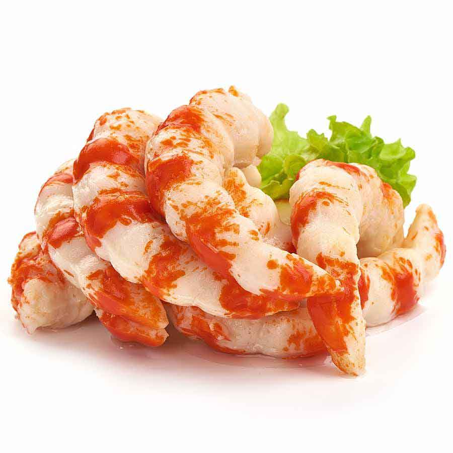 Surimi Garnelen, rot, proteinreich, 40 Stück (1kg) 1