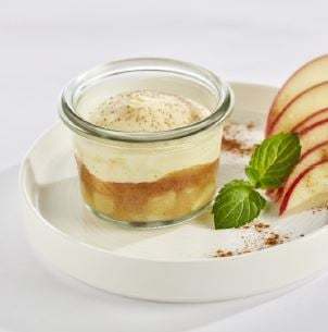 Bratapfel-Tiramisu im Weckglas
