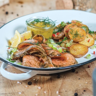 Lachs >Lobsterking Premium Gravedlachs | in Scheiben, 1000 g