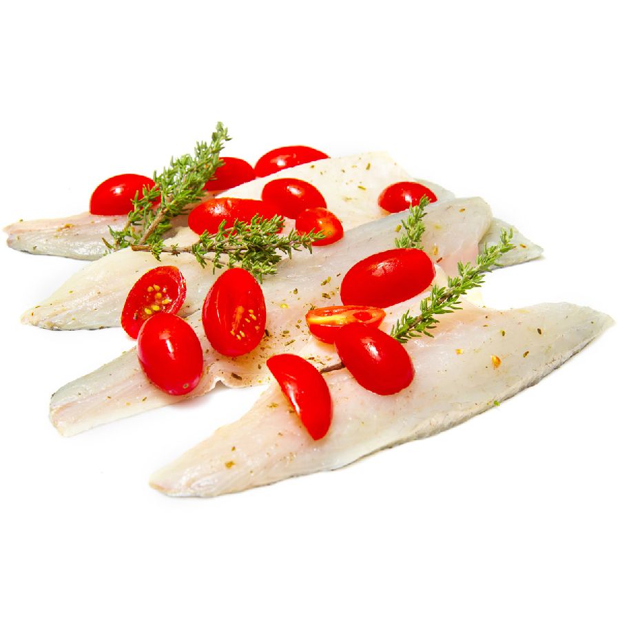 Wolfsbarschfilet, Loup de Mer - küchenfertig, gereinigt, mit geschuppter Haut, 1 kg 1