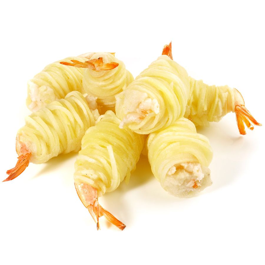 Garnelen im Kartoffelnest, 3x300g = 900g