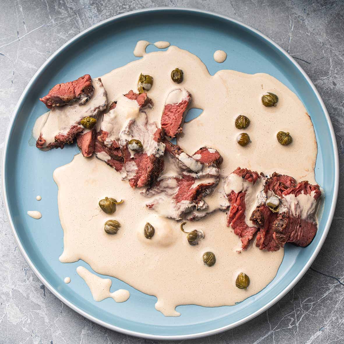 Vitello-tonnato-Würzsauce – Cremige Thunfischsauce mit Kapern (2 x 250g)