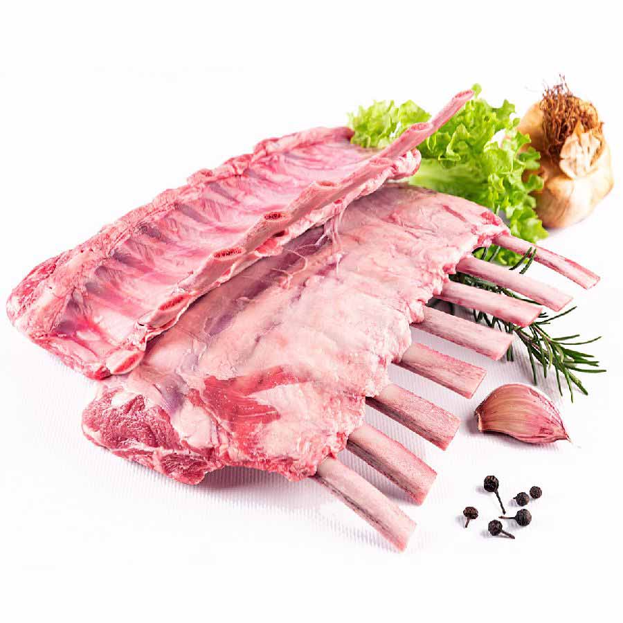 Lammkrone / Lammcarree / French Rack, Weidelamm, 500-1700g - HALAL  Lammkrone