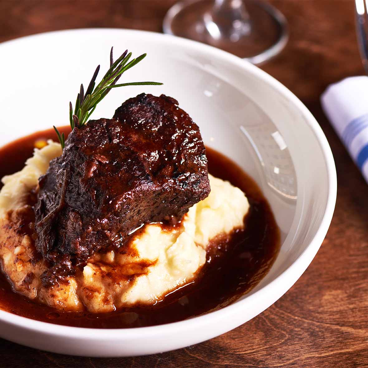 Onglet vom Rind – Sous vide mit Schokolade & Balsamico (2 x 250g)
