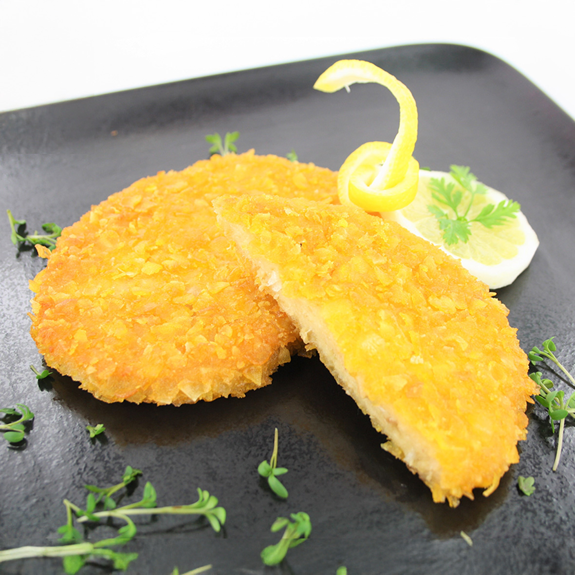 Vegane Knusperschnitzel mit Cornflakes-Panade (2 x 90g)