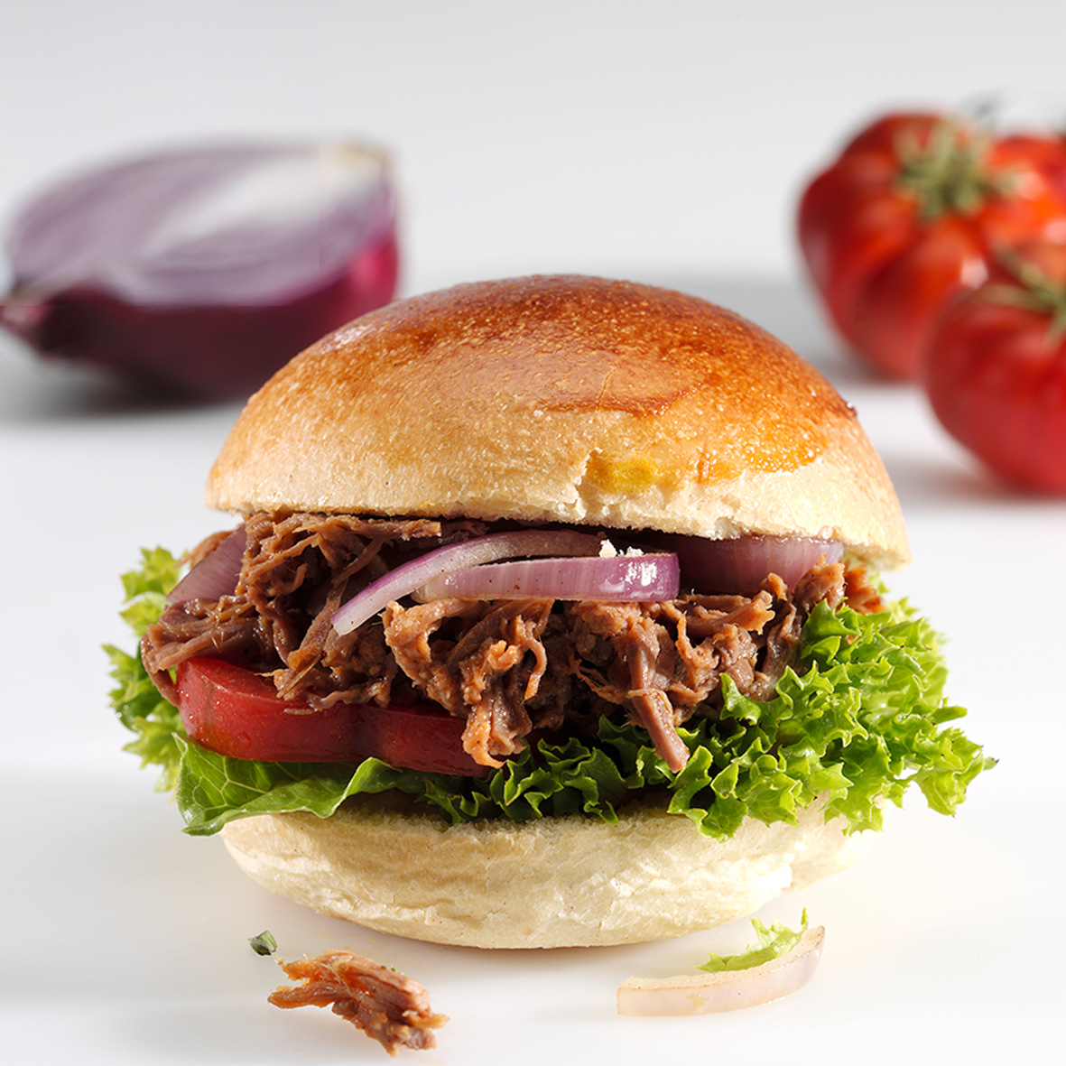 Pulled Beef – Zarte Rinderbrust in BBQ-Sauce (1 x 1000g)