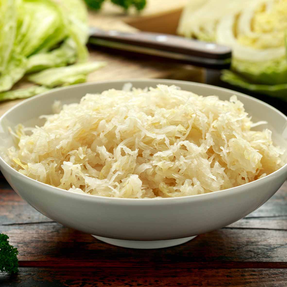 Mildes Sauerkraut mit Äpfeln & Zwiebeln (2 x 200g)