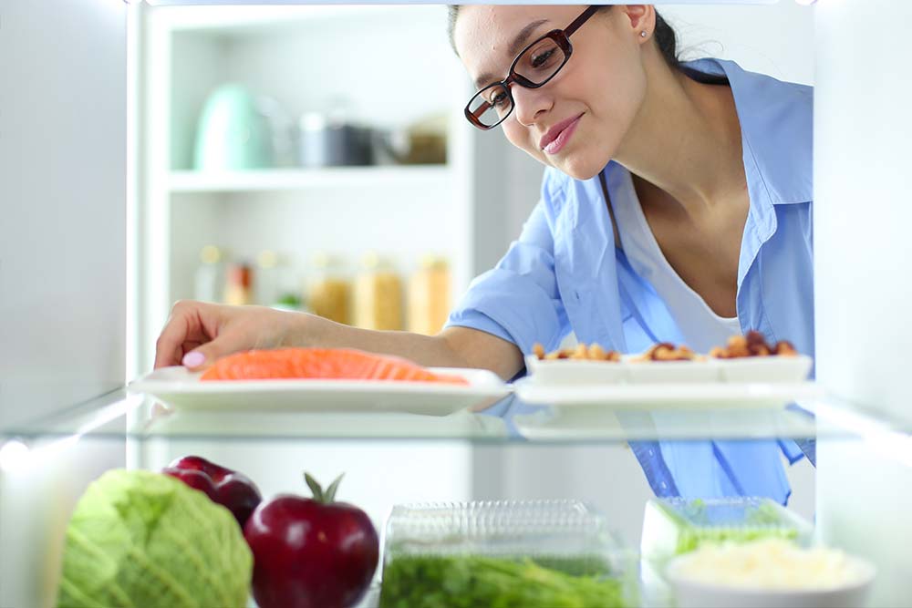 Fisch (Lachs) im Kühlschrank auftauen lassen